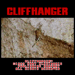 Cliffhanger (U) Title Screen